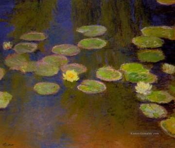 blumen - Seerosen Claude Monet impressionistische Blumen 